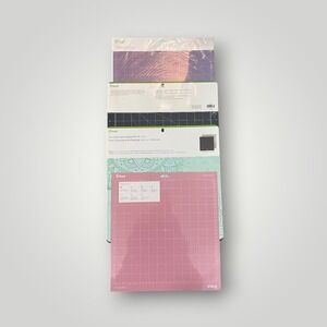 Cricut Cutting Mat Lot 4pc Pink FabricGrip StrongGrip Self-Healing Decorative
